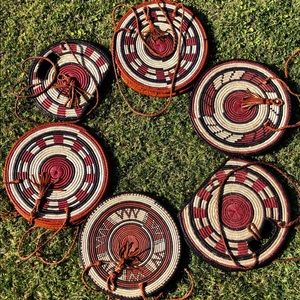 Raffia Circle Bags - handwoven in Kano, Nigeria